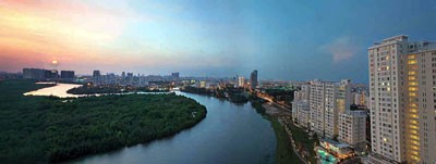 The first prize of VND20 million will go to photographer Nguyen Sinh Long for this photo of Phu My Hung New Urban Area The first prize of VND20 million will go to photographer Nguyen Sinh Long for this photo of Phu My Hung New Urban Area